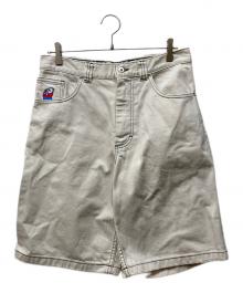 POLAR（ポーラー）の古着「BIG BOY デニムハーフパンツ」｜ホワイト