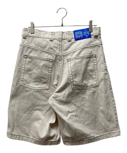POLAR（ポーラー）POLAR (ポーラー) BIG BOY デニムハーフパンツ ホワイト サイズ:Sの古着・服飾アイテム
