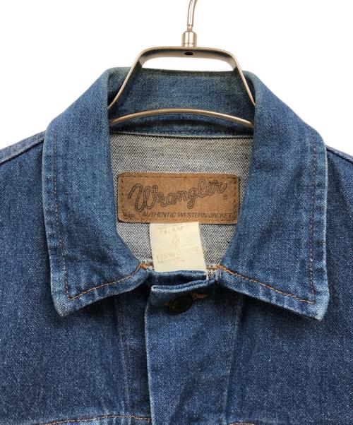 Wrangler（ラングラー）Wrangler (ラングラー) 74145デニムジャケット ブルー サイズ:Sの古着・服飾アイテム