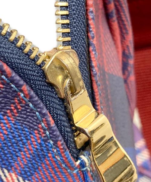 Vivienne Westwood（ヴィヴィアンウエストウッド）Vivienne Westwood (ヴィヴィアンウエストウッド) 2WAYショルダーバッグ レッド×ネイビーの古着・服飾アイテム