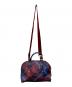 Vivienne Westwood (ヴィヴィアンウエストウッド) 2WAYショルダーバッグ レッド×ネイビー：20000円