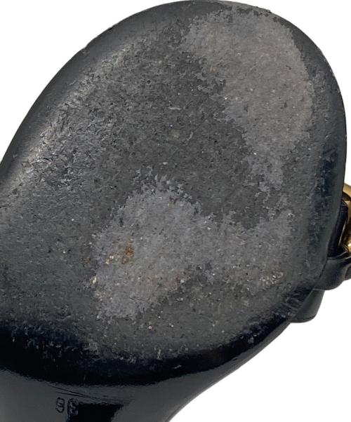 VERSACE（ヴェルサーチェ）VERSACE (ヴェルサーチェ) チェーンサンダル ブラック サイズ:36の古着・服飾アイテム