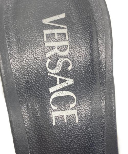 VERSACE（ヴェルサーチェ）VERSACE (ヴェルサーチェ) チェーンサンダル ブラック サイズ:36の古着・服飾アイテム