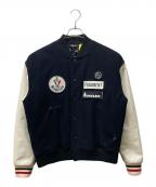 MONCLER×FRAGMENT DESIGNモンクレール×フラグメントデザイン）の古着「ワッペンコーデュロイダウンジャケット スタジャン」｜ブラック