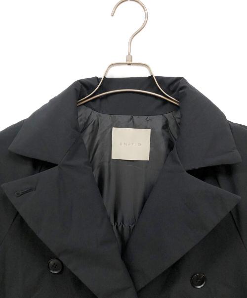 UNFILO（アンフィーロ）UNFILO (アンフィーロ) FINE MOVE 中綿ライトコート ブラック サイズ:Sの古着・服飾アイテム