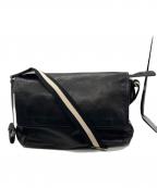 BALLYバリー）の古着「シンプルレザーショルダーバッグ」｜ブラック