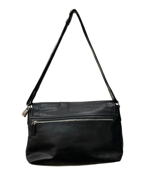 BALLY（バリー）BALLY (バリー) シンプルレザーショルダーバッグ ブラックの古着・服飾アイテム