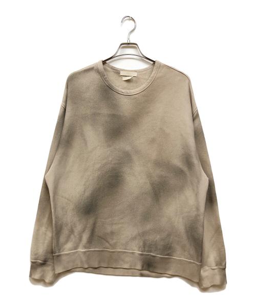YOKE（ヨーク）YOKE (ヨーク) 吾亦紅 GARDEN 別注 GARMENT DYE YOKE SWEAT SHIRT アイボリー サイズ:2の古着・服飾アイテム