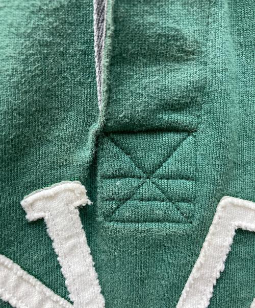 J.W.ANDERSON（ジェイダブリューアンダーソン）J.W.ANDERSON (ジェイダブリューアンダーソン) Rugby long sleeve polo グリーン サイズ:Mの古着・服飾アイテム