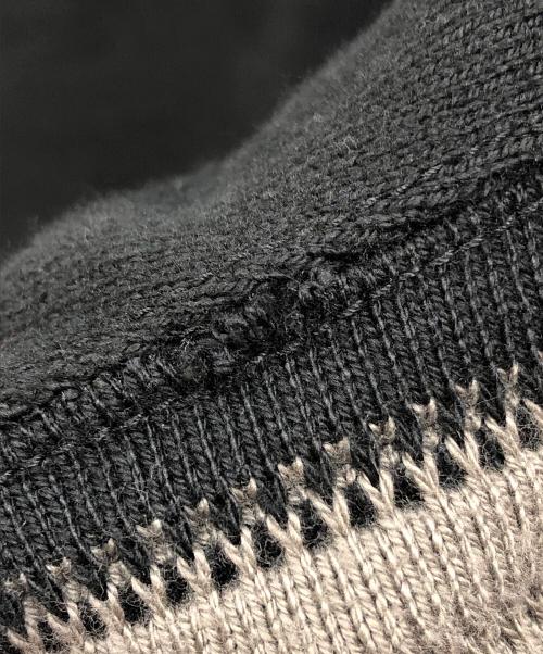 COOTIE PRODUCTIONS（クーティープロダクツ）COOTIE PRODUCTIONS (クーティープロダクツ) Heavy Oz Jersey Jacquard Sleeve Hockey Shirt ブラック サイズ:Ⅼの古着・服飾アイテム