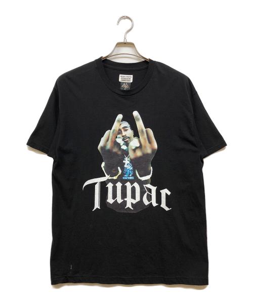 WACKO MARIA（ワコマリア）WACKO MARIA (ワコマリア) 2PAC CREW NECK T-SHIRT ブラック サイズ:Ⅼの古着・服飾アイテム