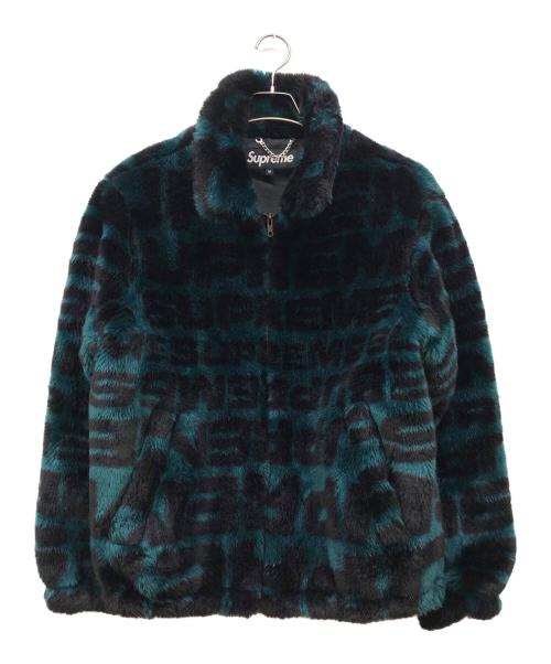 SUPREME（シュプリーム）Supreme (シュプリーム) 18SS Faux Fur Repeater Bomber ブラック サイズ:Mの古着・服飾アイテム