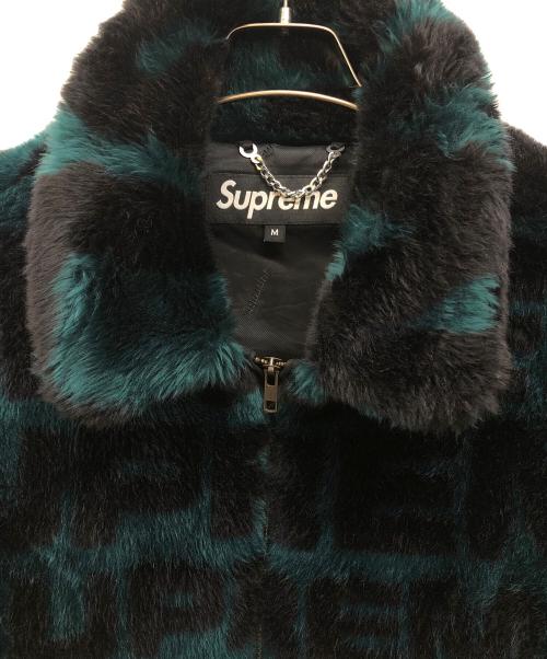 SUPREME（シュプリーム）Supreme (シュプリーム) 18SS Faux Fur Repeater Bomber ブラック サイズ:Mの古着・服飾アイテム