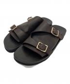 The Rutt Shoes Co,-）の古着「DINAH レザーサンダル」｜ブラウン