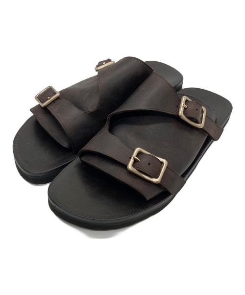 The Rutt Shoes Co,（-）The Rutt Shoes Co, (-) DINAH レザーサンダル ブラウン サイズ:SIZE 9の古着・服飾アイテム