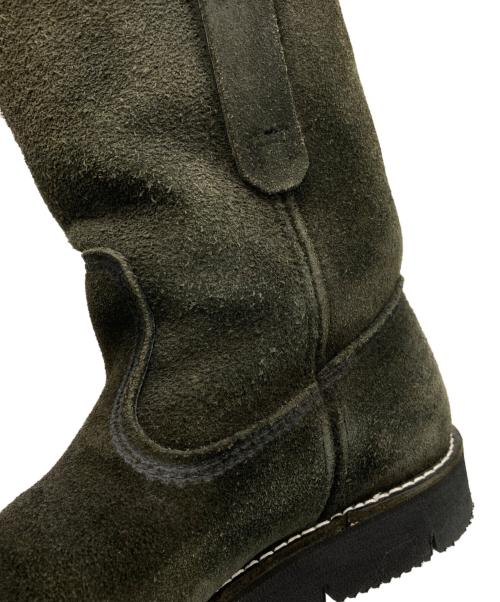 RED WING（レッドウィング）RED WING (レッドウィング) BEAMS (ビームス) vibram (ビブラム) スエード ペコス ブーツ オリーブ サイズ:27.5㎝の古着・服飾アイテム