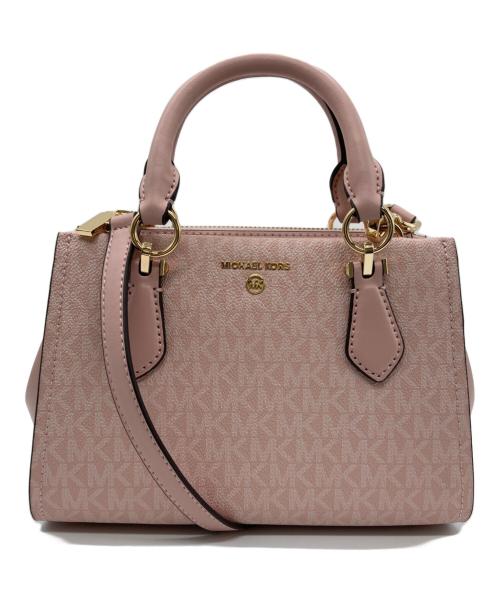 MICHAEL KORS（マイケル・コース）MICHAEL KORS (マイケルコース) MARILYN スモールサッチェル ピンクの古着・服飾アイテム