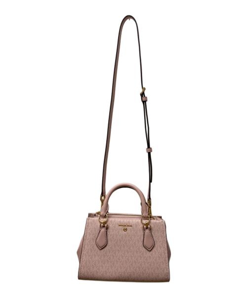 MICHAEL KORS（マイケル・コース）MICHAEL KORS (マイケルコース) MARILYN スモールサッチェル ピンクの古着・服飾アイテム