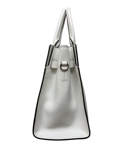 MICHAEL KORS（マイケル・コース）MICHAEL KORS (マイケルコース) HAMILTON サッチェル ミディアム ホワイトの古着・服飾アイテム