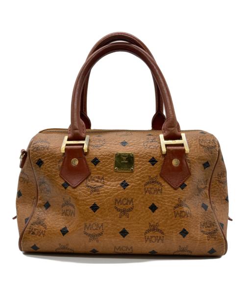 MCM（エムシーエム）MCM (エムシーエム) オールドミニボストンバッグ ブラウンの古着・服飾アイテム