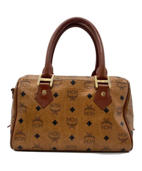 MCM（エムシーエム）MCM (エムシーエム) オールドミニボストンバッグ ブラウンの古着・服飾アイテム