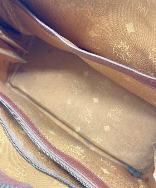 MCM（エムシーエム）MCM (エムシーエム) オールドミニボストンバッグ ブラウンの古着・服飾アイテム