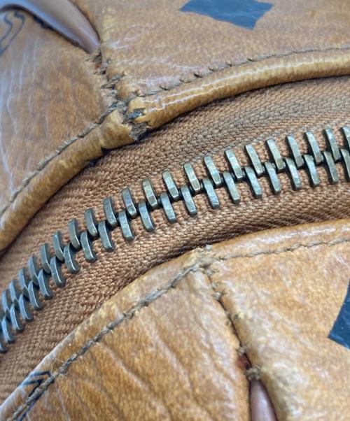 MCM（エムシーエム）MCM (エムシーエム) オールドミニボストンバッグ ブラウンの古着・服飾アイテム