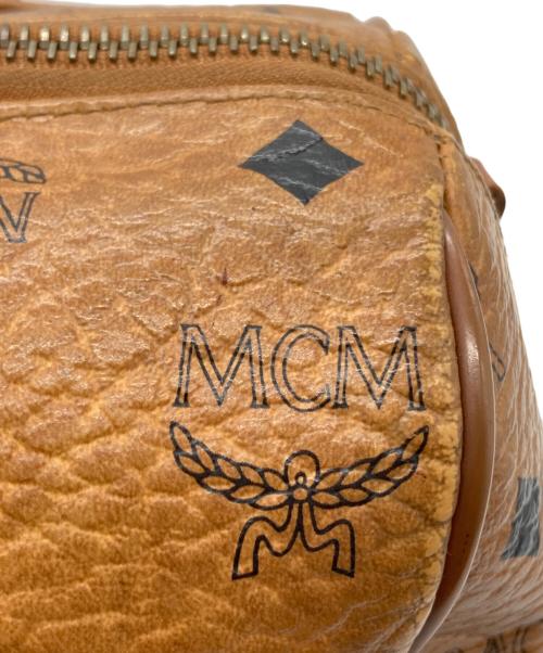 MCM（エムシーエム）MCM (エムシーエム) オールドミニボストンバッグ ブラウンの古着・服飾アイテム