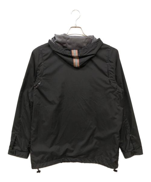 BURBERRY BLACK LABEL（バーバリーブラックレーベル）BURBERRY BLACK LABEL (バーバリーブラックレーベル) ノヴァストライプナイロンジャケット ブラック サイズ:Ｍの古着・服飾アイテム