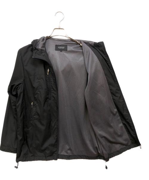 BURBERRY BLACK LABEL（バーバリーブラックレーベル）BURBERRY BLACK LABEL (バーバリーブラックレーベル) ノヴァストライプナイロンジャケット ブラック サイズ:Ｍの古着・服飾アイテム