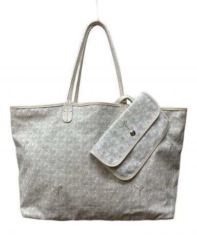 中古・古着通販】GOYARD (ゴヤール) サンルイ トートバッグ ホワイト