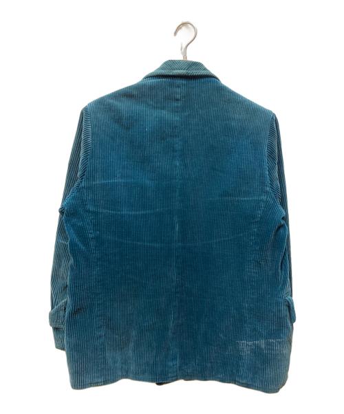 falzar（falzar）falzar (falzar) french corduroy hunting jacket ブルー サイズ:記載なしの古着・服飾アイテム