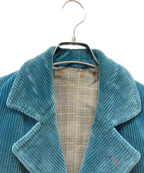 falzar（falzar）falzar (falzar) french corduroy hunting jacket ブルー サイズ:記載なしの古着・服飾アイテム