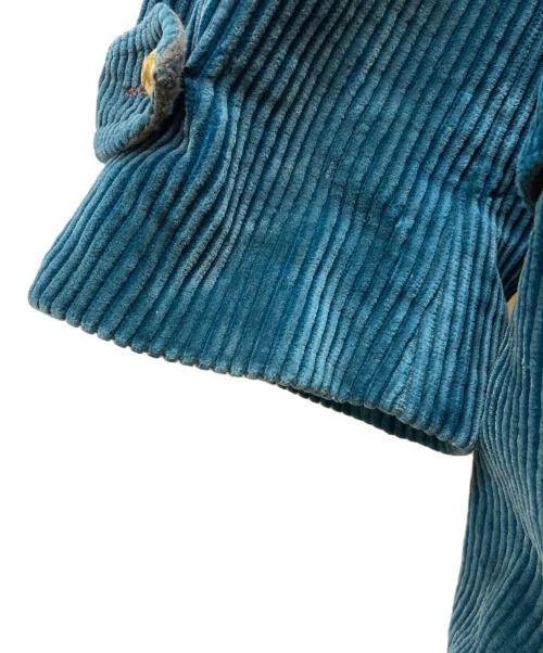falzar（falzar）falzar (falzar) french corduroy hunting jacket ブルー サイズ:記載なしの古着・服飾アイテム