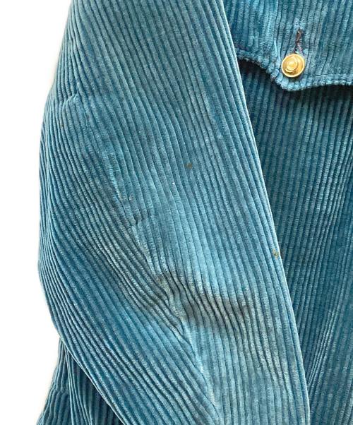 falzar（falzar）falzar (falzar) french corduroy hunting jacket ブルー サイズ:記載なしの古着・服飾アイテム