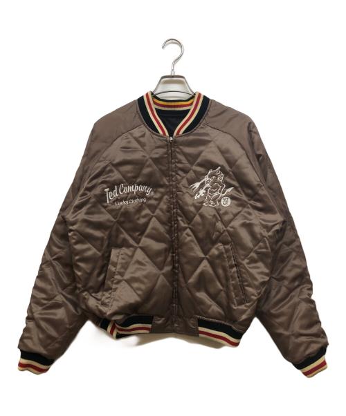 TED COMPANY（テッドカンパニー）TED COMPANY (テッドカンパニー) JAPAN スカジャン ブラック×ブラウン サイズ:40の古着・服飾アイテム