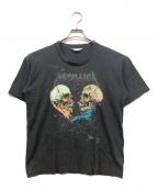 UNUSED×BEAUTY&YOUTHアンユーズド×ビューティーアンドユース）の古着「別注 METALLICAプリントTシャツ」｜グレー