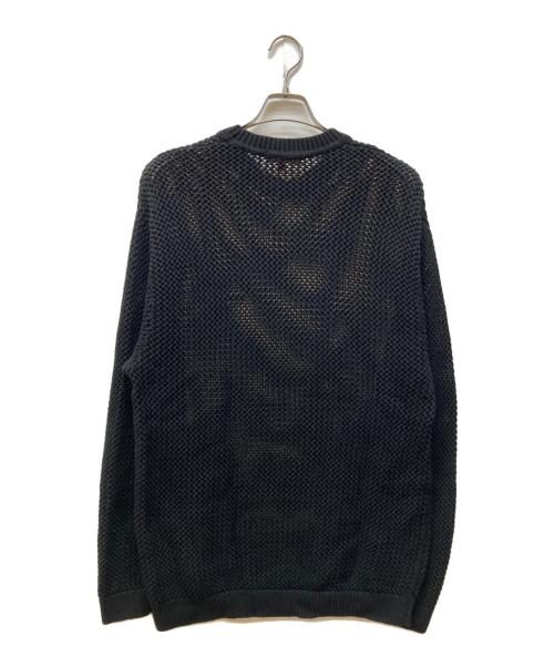 SUPREME（シュプリーム）Supreme (シュプリーム) 22SS Open Knit Small Box Sweater ブラック サイズ:Lの古着・服飾アイテム
