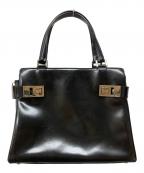 Salvatore Ferragamoサルヴァトーレ フェラガモ）の古着「ガンチーニハンドバッグ」｜ブラック
