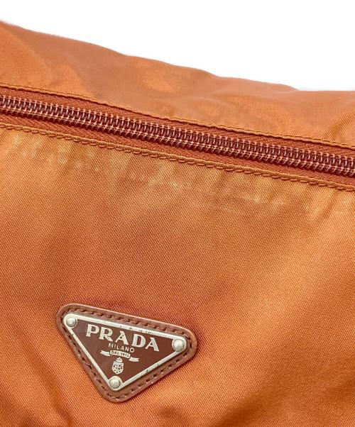 PRADA（プラダ）PRADA (プラダ) ナイロンショルダーバッグ ブラウンの古着・服飾アイテム