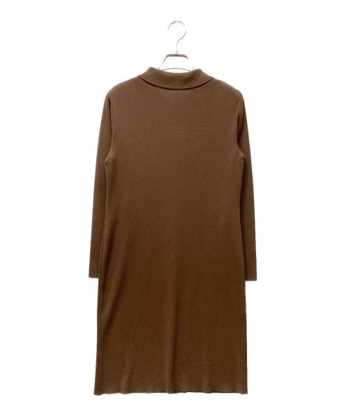 Yves Saint Laurent（イヴサンローラン）Yves Saint Laurent (イヴサンローラン) ニットワンピース ブラウン サイズ:Mの古着・服飾アイテム