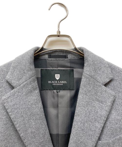 BLACK LABEL CRESTBRIDGE（ブラックレーベル クレストブリッジ）BLACK LABEL CRESTBRIDGE (ブラックレーベル クレストブリッジ) ウールチェスターコート グレー サイズ:Mの古着・服飾アイテム