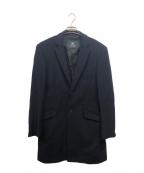 BURBERRY BLACK LABELバーバリーブラックレーベル）の古着「ウールチェスターコート」｜ネイビー