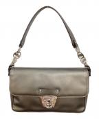 Salvatore Ferragamoサルヴァトーレ フェラガモ）の古着「ガンチーニターンロック ハンドバッグ」｜グレー