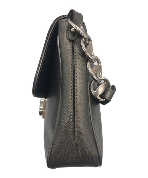 Salvatore Ferragamo（サルヴァトーレ フェラガモ）Salvatore Ferragamo (サルヴァトーレ フェラガモ) ガンチーニターンロック ハンドバッグ グレーの古着・服飾アイテム