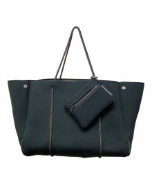 STATE OF ESCAPE（ステイトオブエスケープ）の古着「Escape tote ネオプレン マザーズバッグ」｜カラー Black/Saddle
