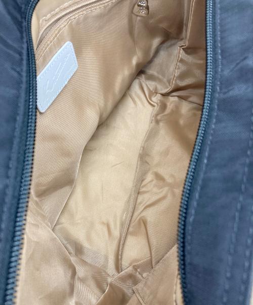 KITAMURA（キタムラ）KITAMURA (キタムラ) 弱撥水のポリエステル生地 2WAYバッグ ブラック×ゴールドの古着・服飾アイテム