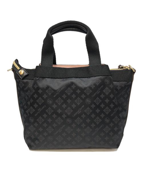 CHRISTIAN OLIVIER（クリスチャン オリヴィア）CHRISTIAN OLIVIER (クリスチャン オリヴィア) 2WAYショルダーバッグ ブラック×ピンクの古着・服飾アイテム