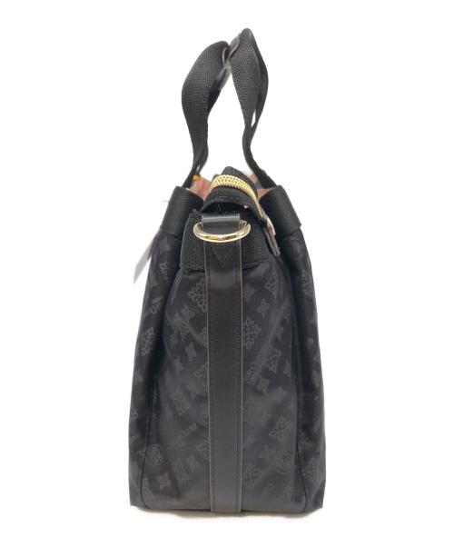 CHRISTIAN OLIVIER（クリスチャン オリヴィア）CHRISTIAN OLIVIER (クリスチャン オリヴィア) 2WAYショルダーバッグ ブラック×ピンクの古着・服飾アイテム