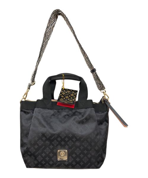 CHRISTIAN OLIVIER（クリスチャン オリヴィア）CHRISTIAN OLIVIER (クリスチャン オリヴィア) 2WAYショルダーバッグ ブラック×ピンクの古着・服飾アイテム